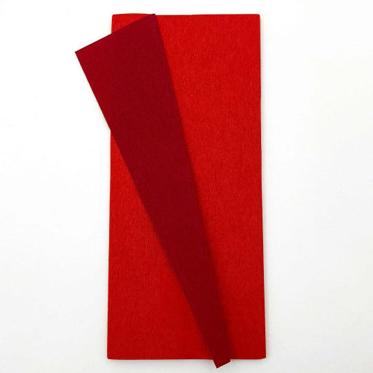 Double Sided Crepe Paper ~ Gloria Doublette from Germany ~ Red and Wine